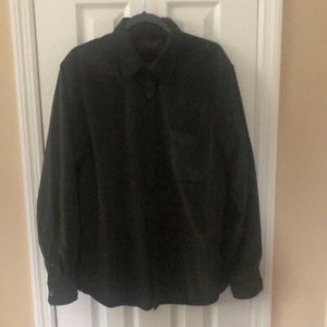 Tasso Elba Mens Corduroy Button Down Shirt